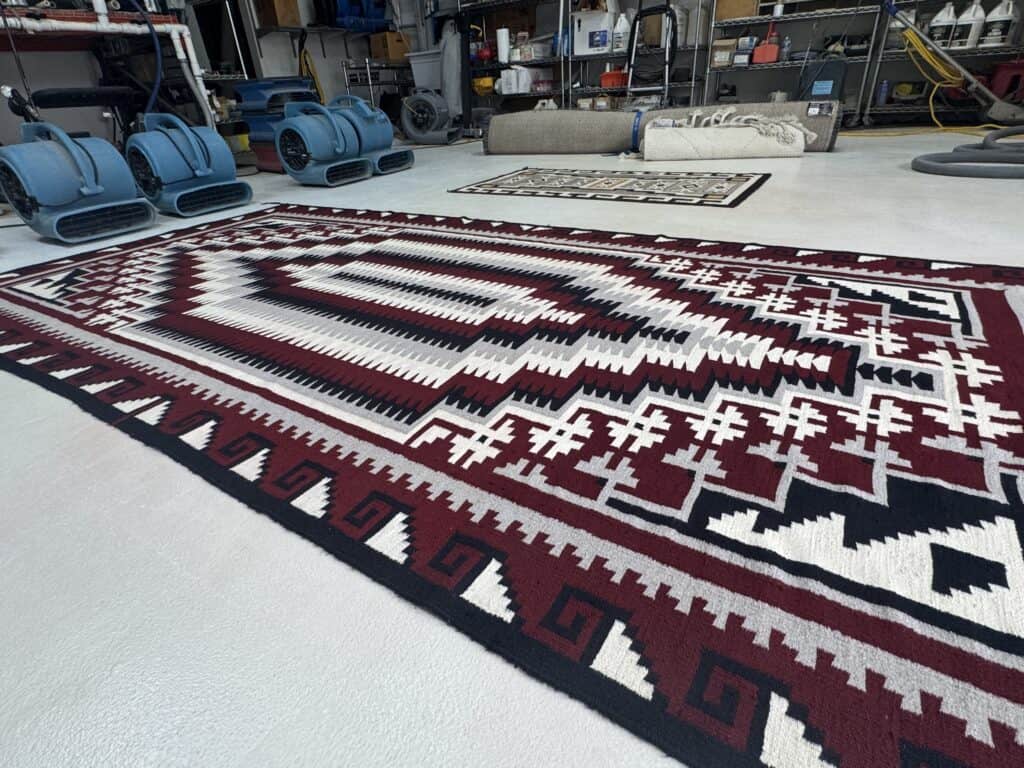 Navajo rug cleaning at FiberCare, serving rug cleaning southern New Mexico customers